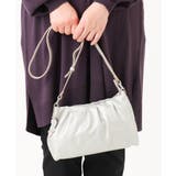 シルバー | レザータックコンパクトショルダーバッグ | eur3