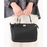 ブラック(94) | 【2WAY】フェイクレザースクエアバッグ | eur3