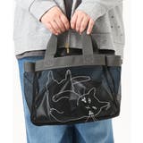 キャット刺繍メッシュトートバッグ | eur3 | 詳細画像3 