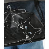 キャット刺繍メッシュトートバッグ | eur3 | 詳細画像5 