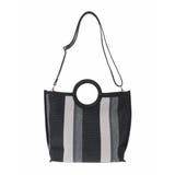 【2WAY】ストライプパイピングスクエアトートバッグ | eur3 | 詳細画像10 