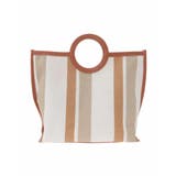 【2WAY】ストライプパイピングスクエアトートバッグ | eur3 | 詳細画像4 