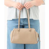 グレージュ(89) | キューブ型ボストンバッグ | eur3