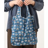ネコ柄ポケッタブルエコバッグ | eur3 | 詳細画像2 
