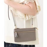 グレー | カウレザーウォレットショルダーバッグ | eur3