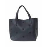 ブラック | スター刺繍トートバッグ | eur3