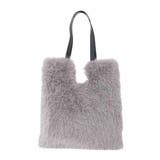 グレー(92) | シャギーファートートバッグ | eur3