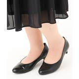 ブラック | 【幅広さんOK！ワイズ3E】ベーシックデザインパンプス | eur3