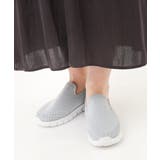 グレー(92) | 【幅広さんOK！ワイズ4E】ニットスニーカー | eur3