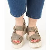 カーキ(36) | ベルトデザインボリュームサンダル | eur3