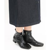 【幅広さんOK！ワイズ4E】スクエアトウブーツ | eur3 | 詳細画像11 