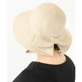 バックリボンスリット麦わらハット | eur3 | 詳細画像4 