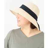 配色リボンスリット麦わらハット | eur3 | 詳細画像2 