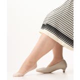 ベージュ | コットンソールハイソックス | eur3