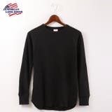 ブラック | 無地長袖サーマルTシャツ | JEMORGAN