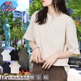 天竺半袖ヘンリーネックTシャツ | JEMORGAN | 詳細画像1