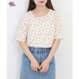 ワッフル花柄ハーフスリーブTシャツ | JEMORGAN | 詳細画像4