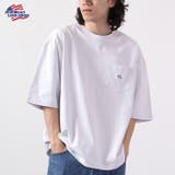 天竺クルーネック無地ワッペン胸ポケット半袖Tシャツ | JEMORGAN | 詳細画像9