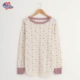 ワッフル花柄クルーネック長袖Tシャツ | JEMORGAN | 詳細画像14