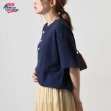 ワッフル半袖ヘンリーネックTシャツ | JEMORGAN | 詳細画像12