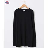 ブラック | クルーネック長袖Tシャツ | JEMORGAN