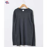 杢チャコール | クルーネック長袖Tシャツ | JEMORGAN