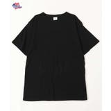ブラック | フライス生地クルーネック半袖Tシャツ | JEMORGAN