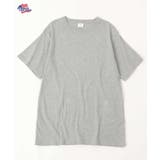 杢グレー | フライス生地クルーネック半袖Tシャツ | JEMORGAN