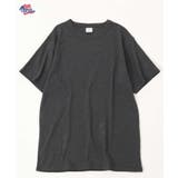 杢チャコール | フライス生地クルーネック半袖Tシャツ | JEMORGAN