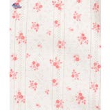 レッド | アイレットフライス花柄ハーフスリーブTシャツ | JEMORGAN