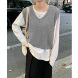 ルーズショートニットベスト | Jewelobe | 詳細画像14 