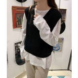 ルーズショートニットベスト | Jewelobe | 詳細画像18 