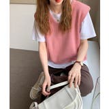 ルーズショートニットベスト | Jewelobe | 詳細画像23 