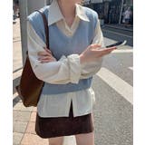 ルーズショートニットベスト | Jewelobe | 詳細画像5 