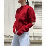 アームウォーマー付きクルーネック半袖ニットトップス | Jewelobe | 詳細画像14 