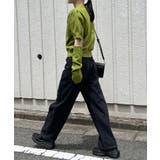 アームウォーマー付きクルーネック半袖ニットトップス | Jewelobe | 詳細画像9 