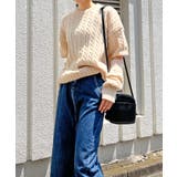 アームウォーマー付きケーブル半袖プルオーバー | Jewelobe | 詳細画像1 