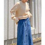 アームウォーマー付きケーブル半袖プルオーバー | Jewelobe | 詳細画像2 