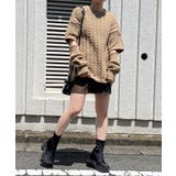 アームウォーマー付きケーブル半袖プルオーバー | Jewelobe | 詳細画像8 