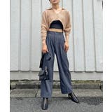 ポロカラーUネック変形ショートプルオーバー | Jewelobe | 詳細画像12 