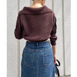 ポロカラーUネック変形ショートプルオーバー | Jewelobe | 詳細画像14 