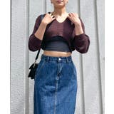 ポロカラーUネック変形ショートプルオーバー | Jewelobe | 詳細画像15 