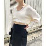 ポロカラーUネック変形ショートプルオーバー | Jewelobe | 詳細画像6 