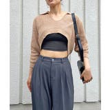 ポロカラーUネック変形ショートプルオーバー | Jewelobe | 詳細画像7 