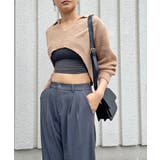 ポロカラーUネック変形ショートプルオーバー | Jewelobe | 詳細画像9 