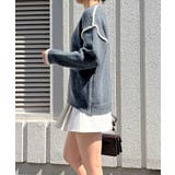 バイカラーニットプルオーバー | Jewelobe | 詳細画像3 