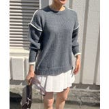 バイカラーニットプルオーバー | Jewelobe | 詳細画像4 