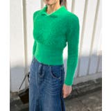 衿付きシャギーニットプルオーバー | Jewelobe | 詳細画像11 