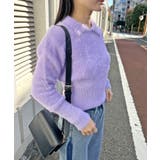 衿付きシャギーニットプルオーバー | Jewelobe | 詳細画像14 