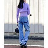 衿付きシャギーニットプルオーバー | Jewelobe | 詳細画像17 